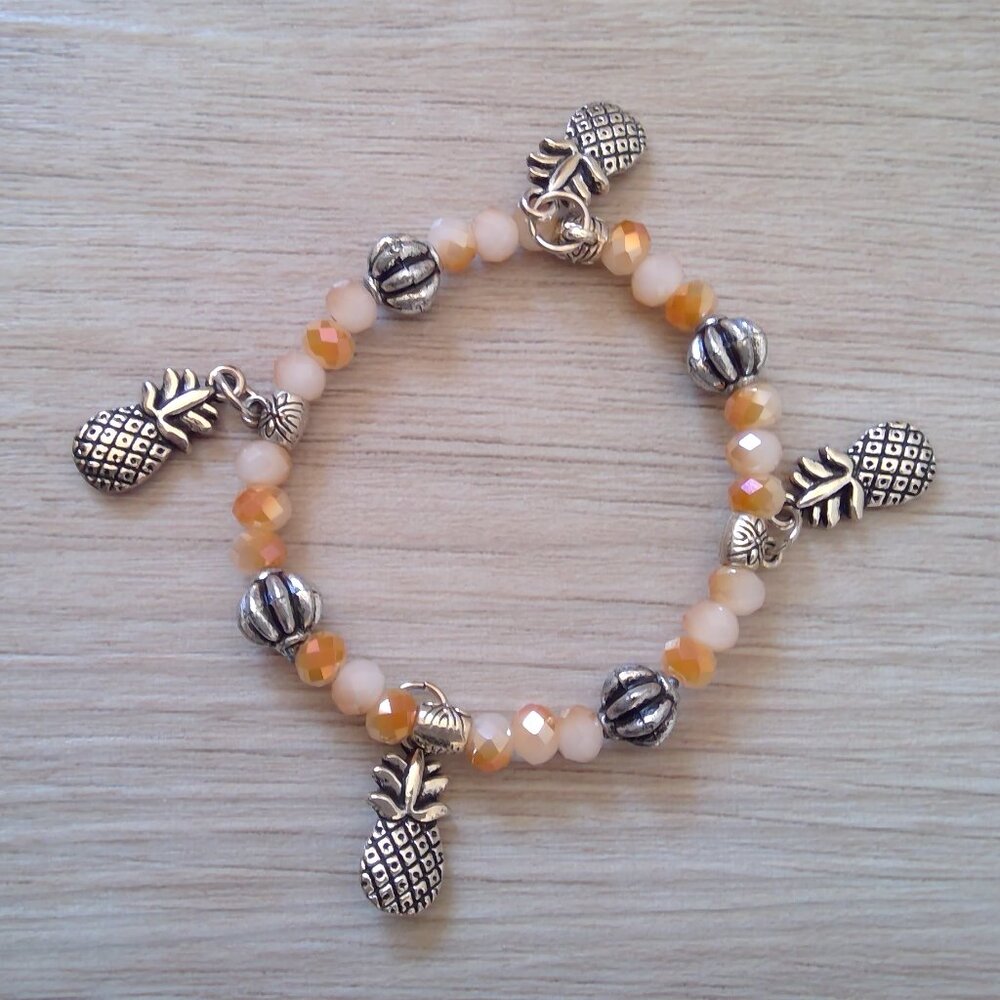 Pineapple Charm Bracelet
